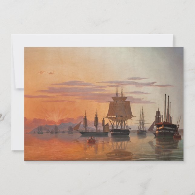 Ships on the River Tagus | Carl Dahl (Front)