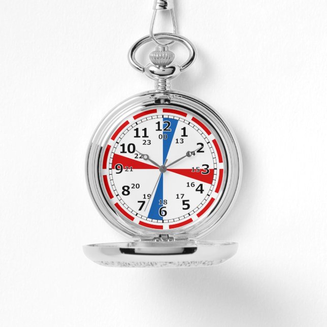 Ships Radio Room Clock Marine Time Watch (Front)