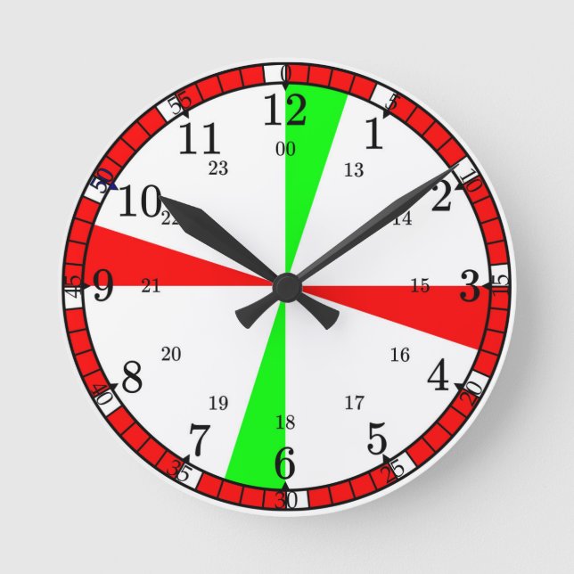 Ship's radio room clock. round clock (Front)