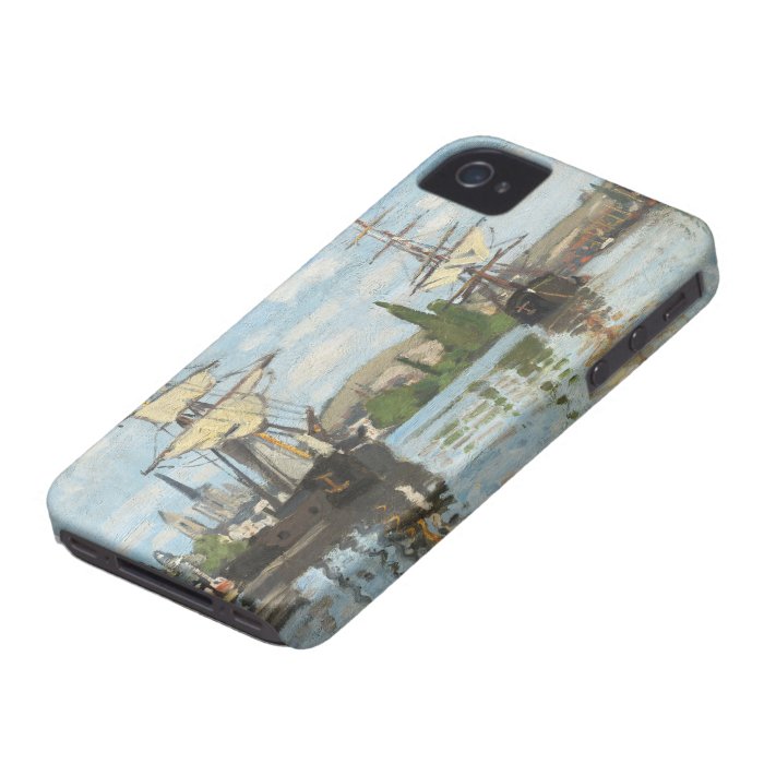 Ships Riding on the Seine at Rouen, 1872 73 iPhone 4 Cases