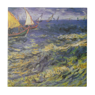 Ships Sea Ocean Water Blue Peace Love Destiny Ceramic Tile