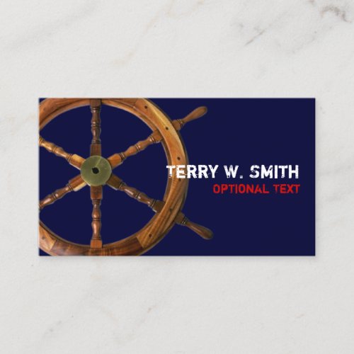 Ships Wheel Business Card
