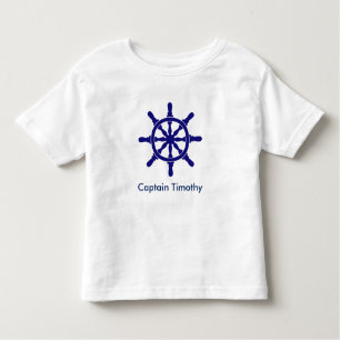 Ship's Wheel Custom First Mame Toddler T-shirt