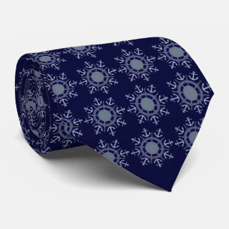 ships wheel sailing tie