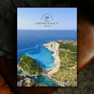 Shipwreck Beach, Smugglers Cove, Greece Elegant Postcard