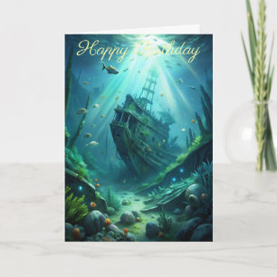 Shipwreck Birthday Card