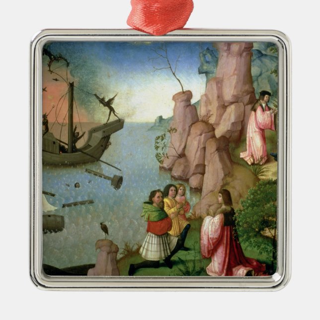 Shipwreck caused by Demons Metal Ornament (Front)