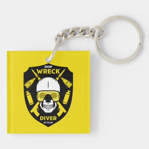 shipwreck divers    keychain