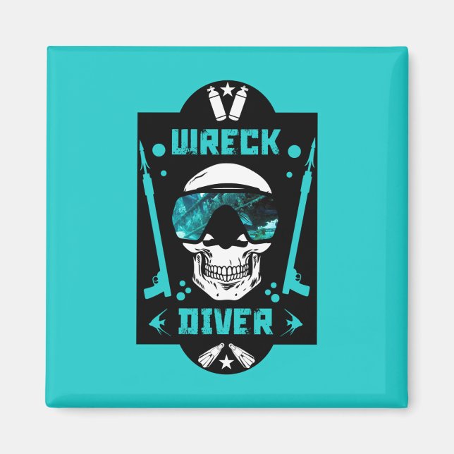 Shipwreck Divers Magnet (Front)