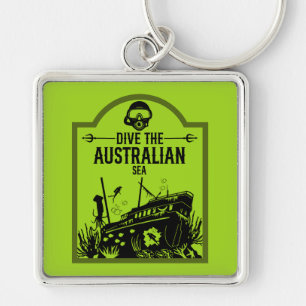 Shipwreck Diving Australia Keychain