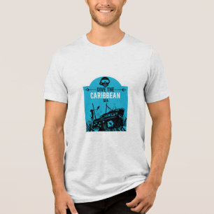 Shipwreck Diving Caribbean Tri-Blend Shirt