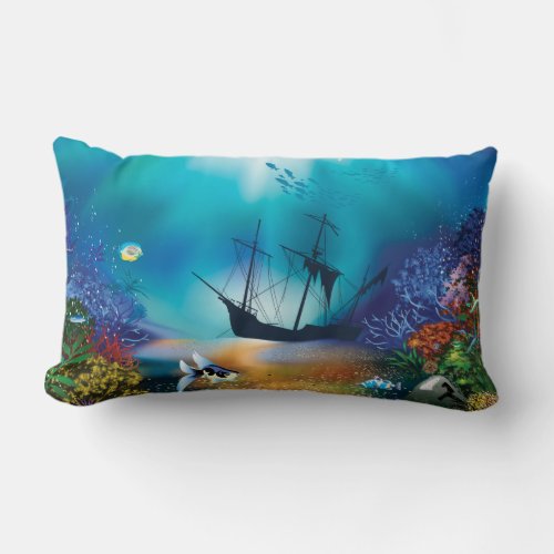 shipwreck lumbar pillow