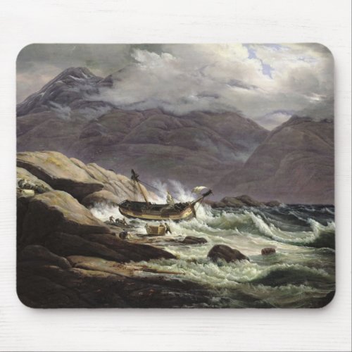 Shipwreck on the Norwegian Coast 1831 Mouse Pad