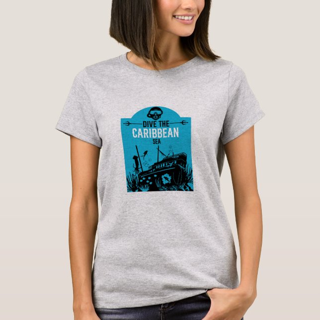 Shipwreck Sea Divers T-Shirt (Front)