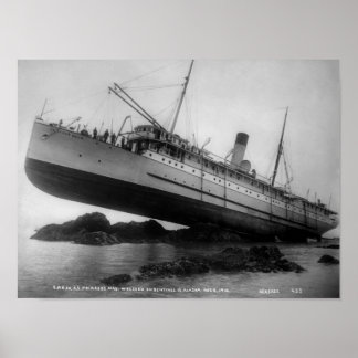 Shipwreck - SS Princess May - August 5, 1910 Poster
