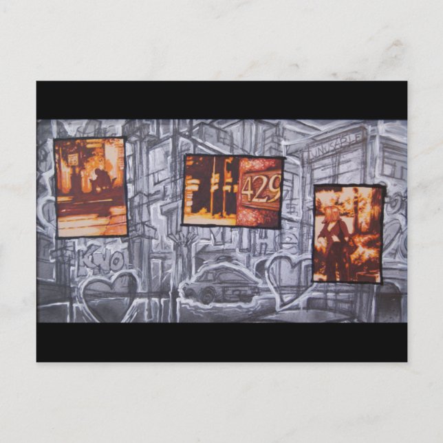 Shipwrecked on Third Street Postcard (Front)