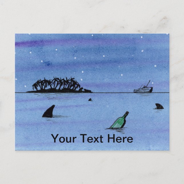 Shipwrecked Postcard (Front)