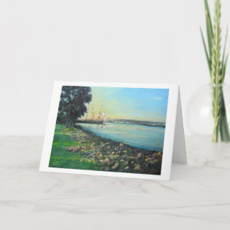 Shipyard in Alexandria Card