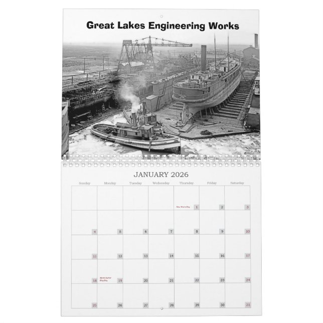Shipyards Calendar (Jan 2026)