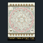 Shir ha Shirim [Song of Solomon] in Micrography Poster<br><div class="desc">Here is the entire Song of Solomon, the "Song of Songs, " also known of as the "Canticles." Every letter of the Song is arranged in sacred geometry in this poster, which is the cover of my forthcoming book. This is the corrected version of the poster - I had it...</div>
