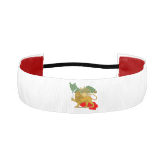 Shir o Khorshid - Lion and Sun - Flag of Iran Athletic Headband