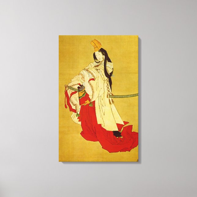 Shirabyōshi Hokusai Japanese Fine Art Canvas Print (Front)