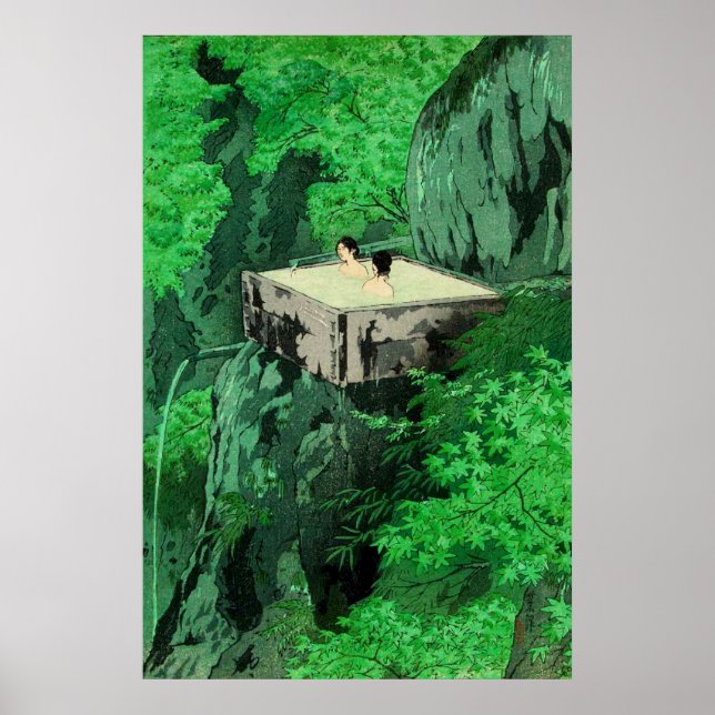 Shirahone Hotspring Shinshu  Kasamatsu Shiro 1935 Poster (Front)