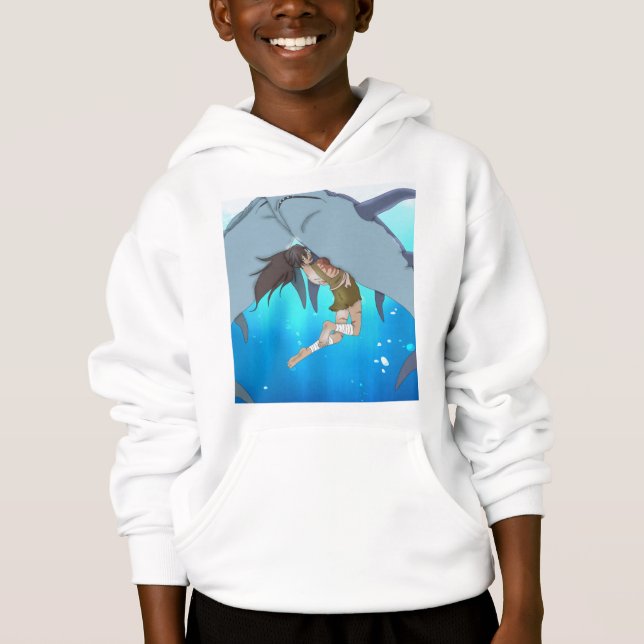 Shiranui ~ Two Slow Dancers 2 Kids Hoodie (Front)