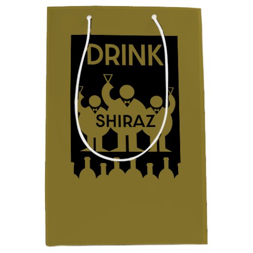 Shiraz Wine Drinkers Medium Gift Bag