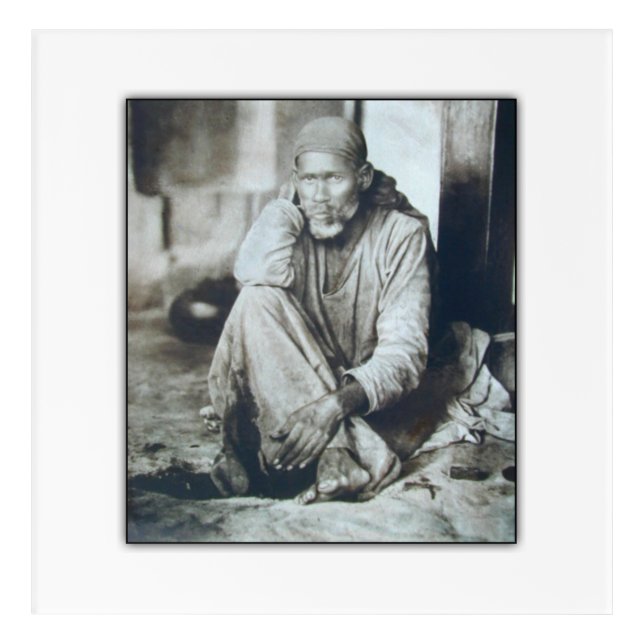 Shirdi Sai Baba Orignal picture  Acrylic Print (Front)