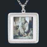 Shirdi Sai Baba Orignal picture Silver Plated Necklace<br><div class="desc">Shirdi Sai Baba ji Orignal picture</div>