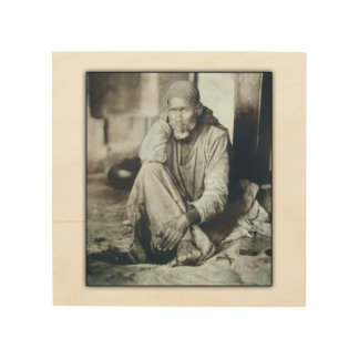 Shirdi Sai Baba Orignal picture Wood Wall Art