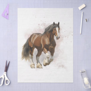 Shire Horse Tissue Paper