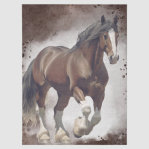 Shire Horse Tissue Paper