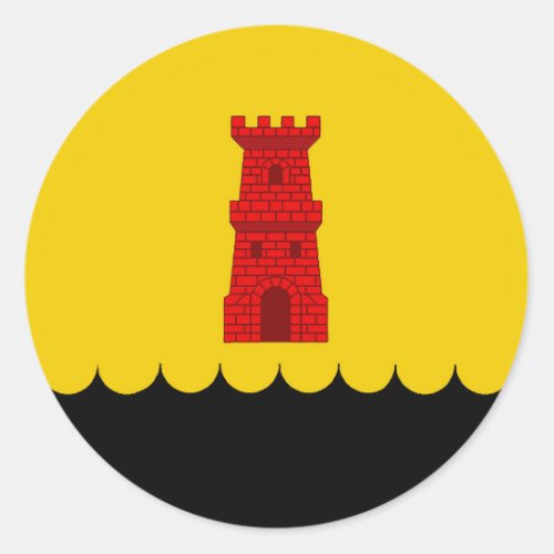 Shire of Blackwater Keep Populace Badge Classic Ro Classic Round Sticker
