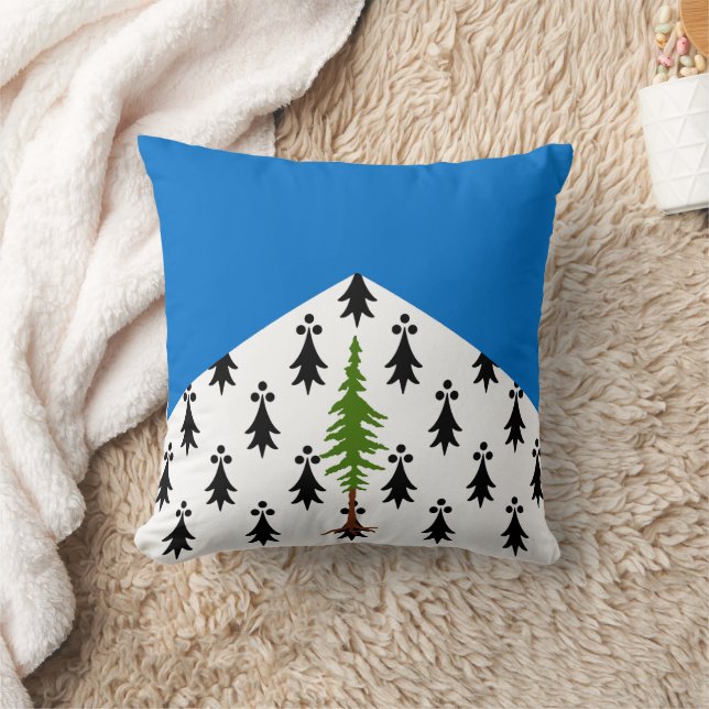 Shire of Crosston Populace Badge Throw Pillow (Blanket)