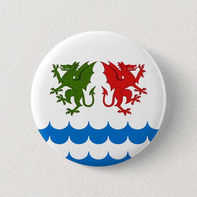 Shire of Dragons Bay Populace Badge Button (Front)