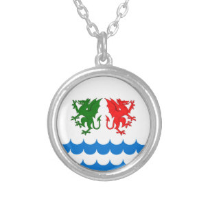Shire of Dragons Bay Populace Badge Silver Plated Necklace