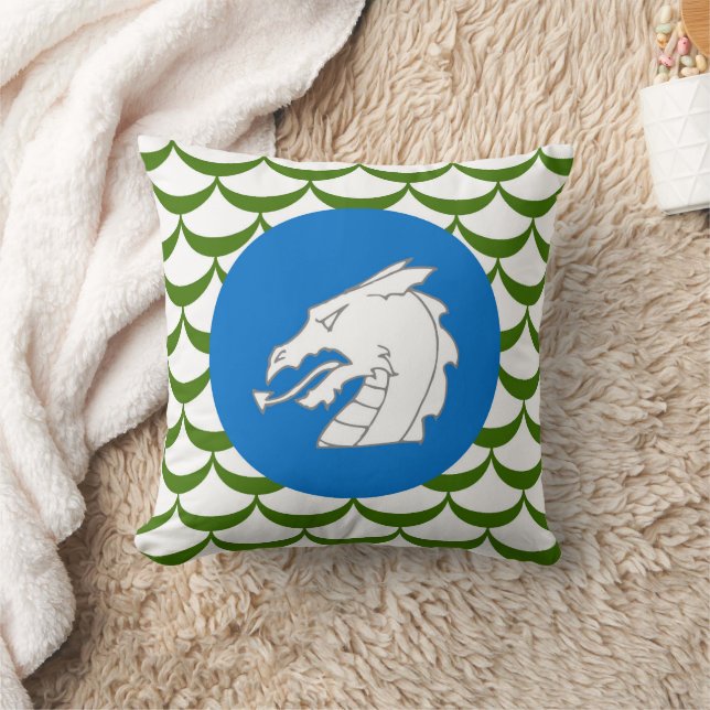 Shire of Drakenmere Populace Badge Throw Pillow (Blanket)