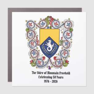 Shire of Mtn Freehold 50th Anniversary Car Magnet