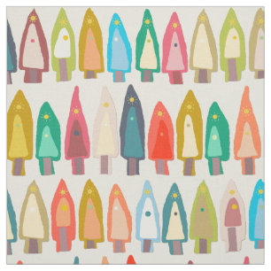 Shirish trees ikat fabric