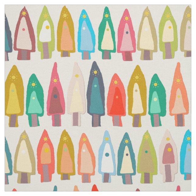 Shirish trees ikat fabric (Swatch)