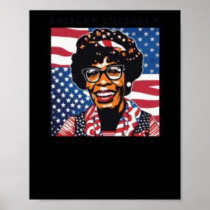 Shirley Chisholm Black History Month Sticker Poster