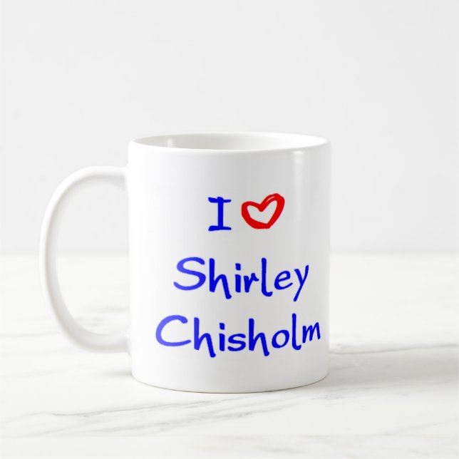 shirley chisholm coffee mug (Left)