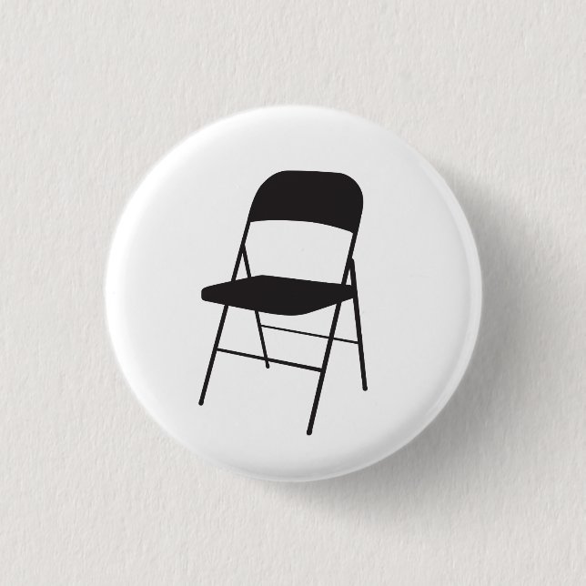 Shirley Chisholm Folding Chair Button (Front)