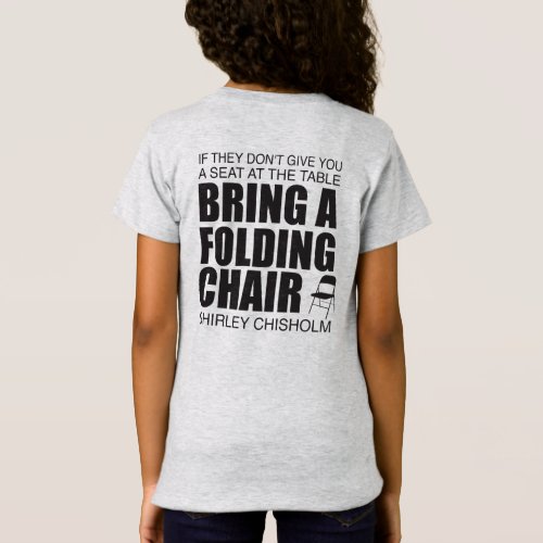 Shirley Chisholm Folding Chair T_Shirt
