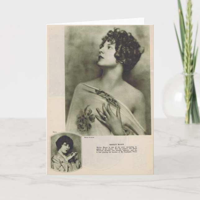 Shirley Mason 1924 Card (Front)