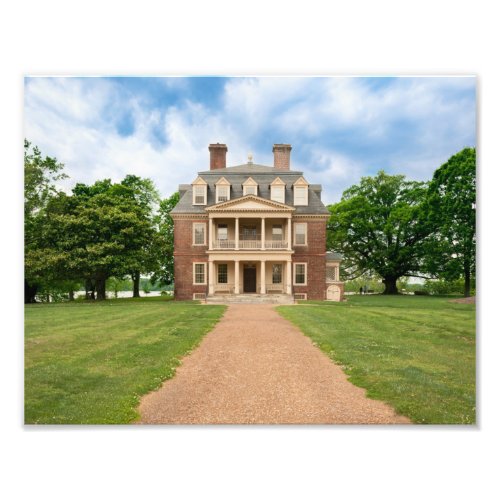 Shirley Plantation _ Great House Photo Print