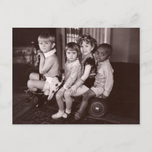 Shirley Temple and Gang.jpeg Postcard
