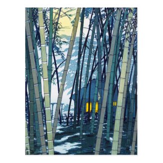 Shiro Kasamatsu Bamboo in Early Summer art Postcard